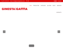 Tablet Screenshot of ginestagamma.com